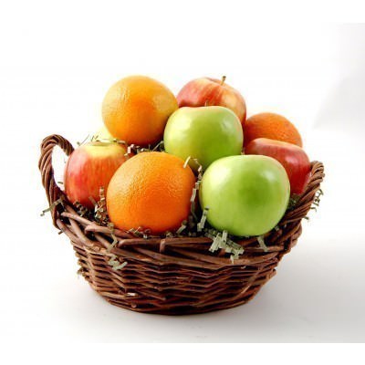 Приобрести в подарок фруктовую корзинку - "Вкус лета"  с доставкой в по Климовску